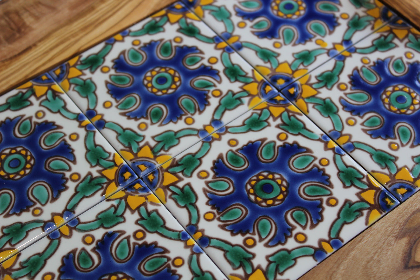 Ceramic Tray with Handles (203060)