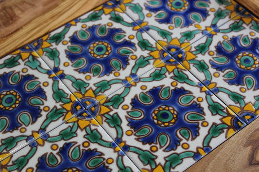 Ceramic Tray with Handles (203060)