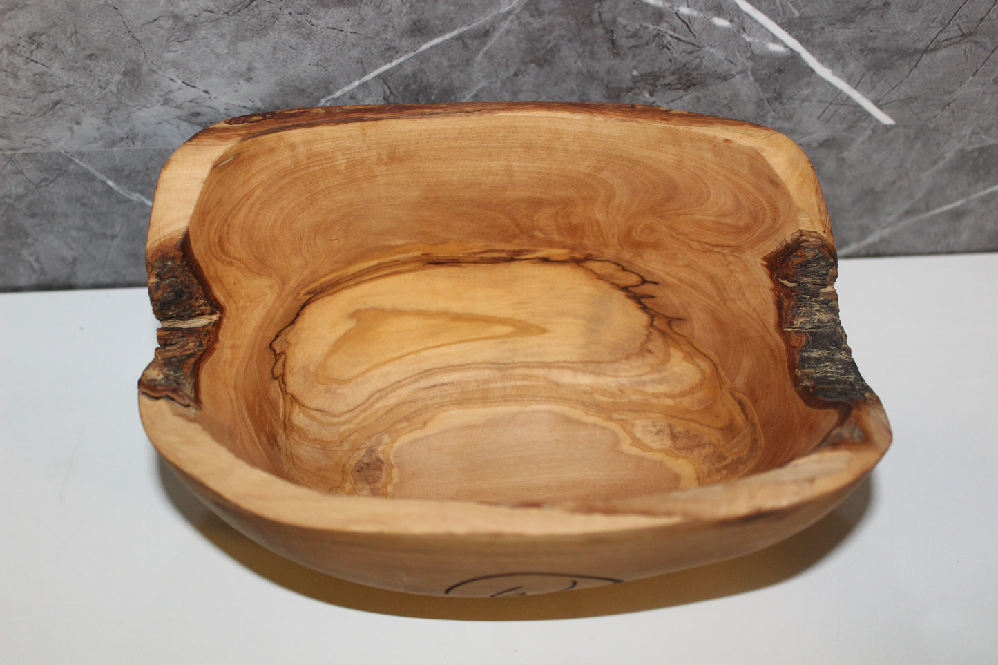 Rustic Olive Wood Bowl (203181)