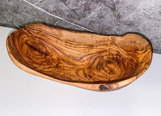 Rustic Olive Wood Bowl (203159)