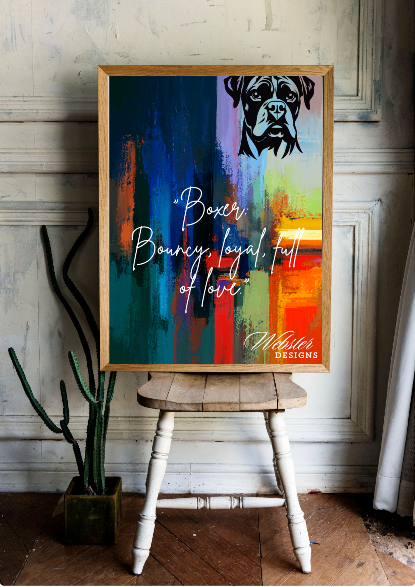 Boxer Digital Print