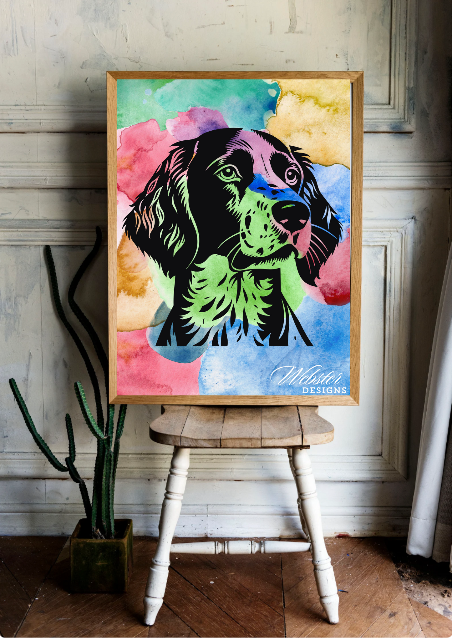 Spaniel Digital Print