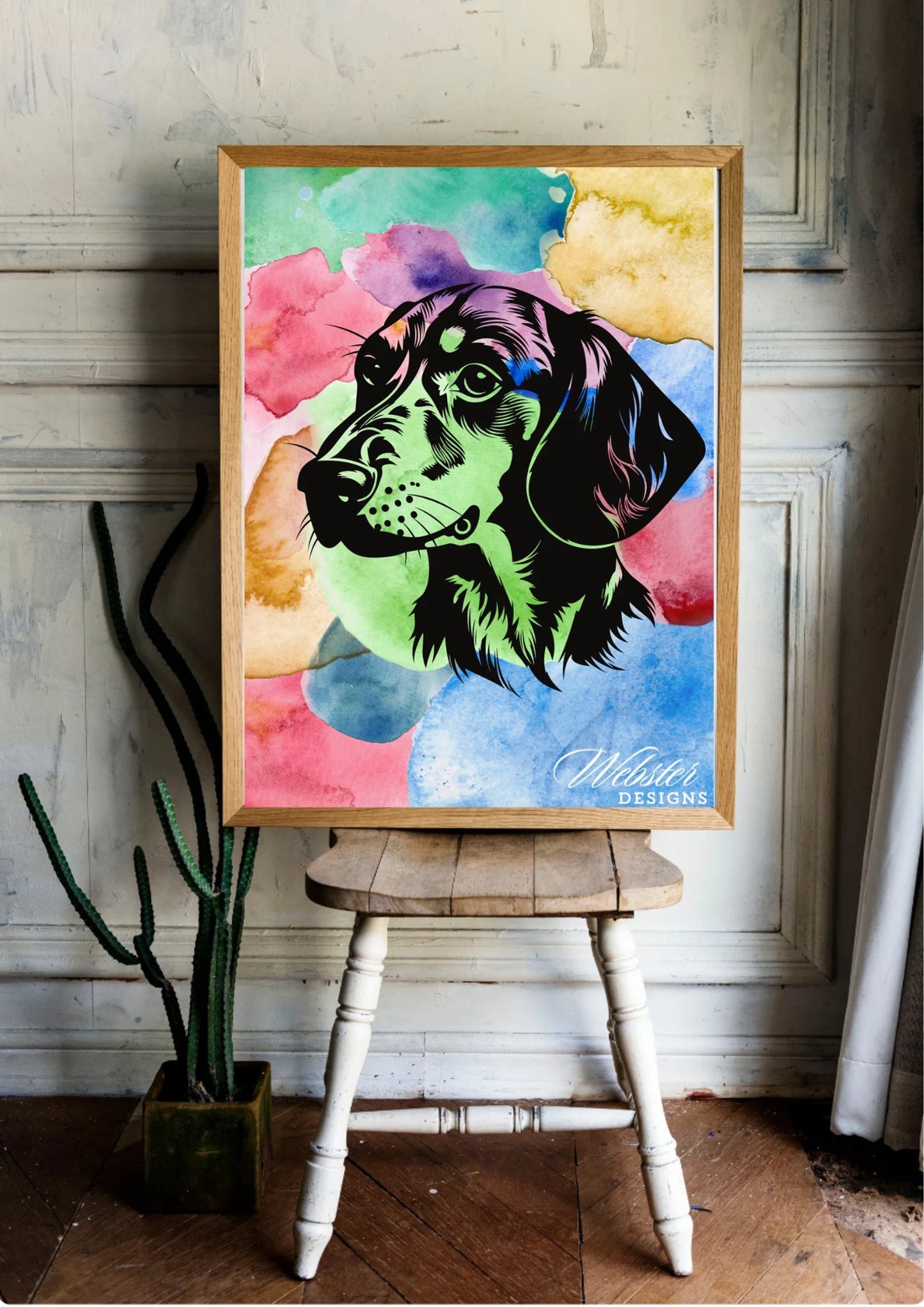 Dachshund Digital Print