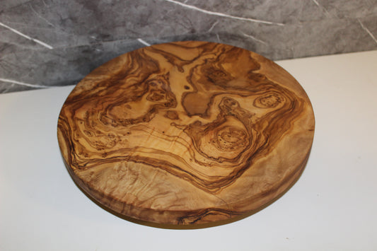 360° Olive Wood Spinning Cake Stand (203196)
