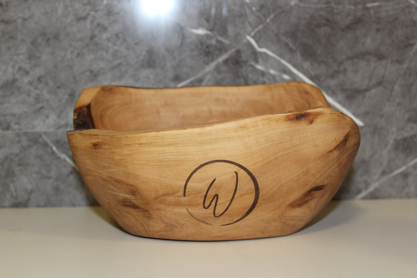 Rustic Olive Wood Bowl (203181)