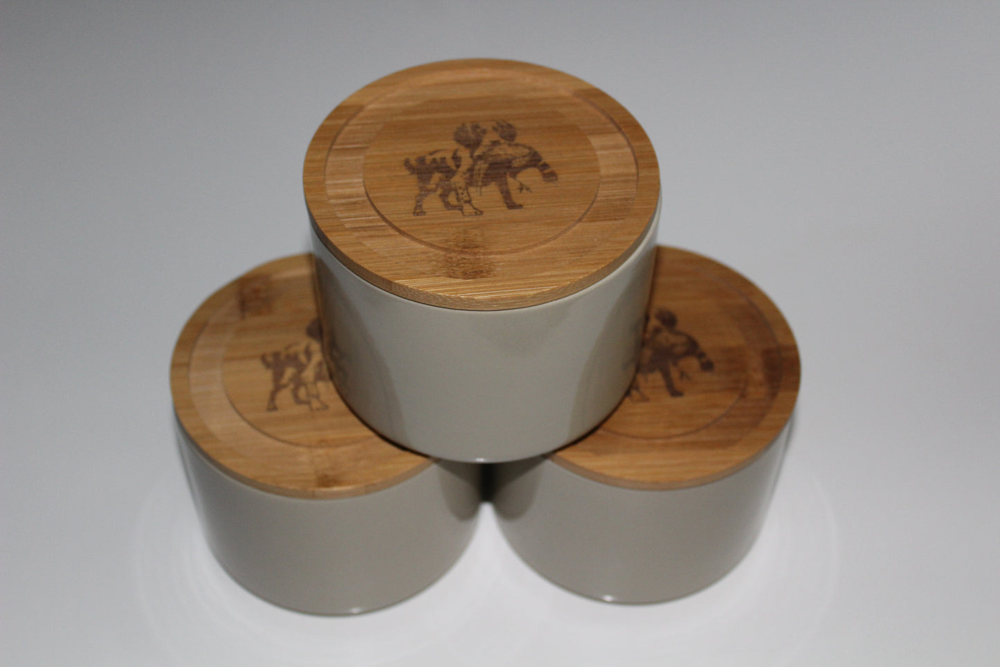 Ceramic Spaniel Pots (set of 3)