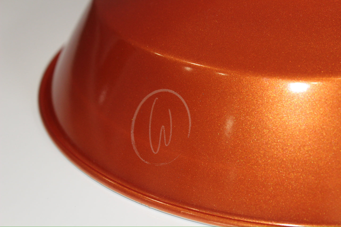 Burnt Orange Metalic Metal Lampshades