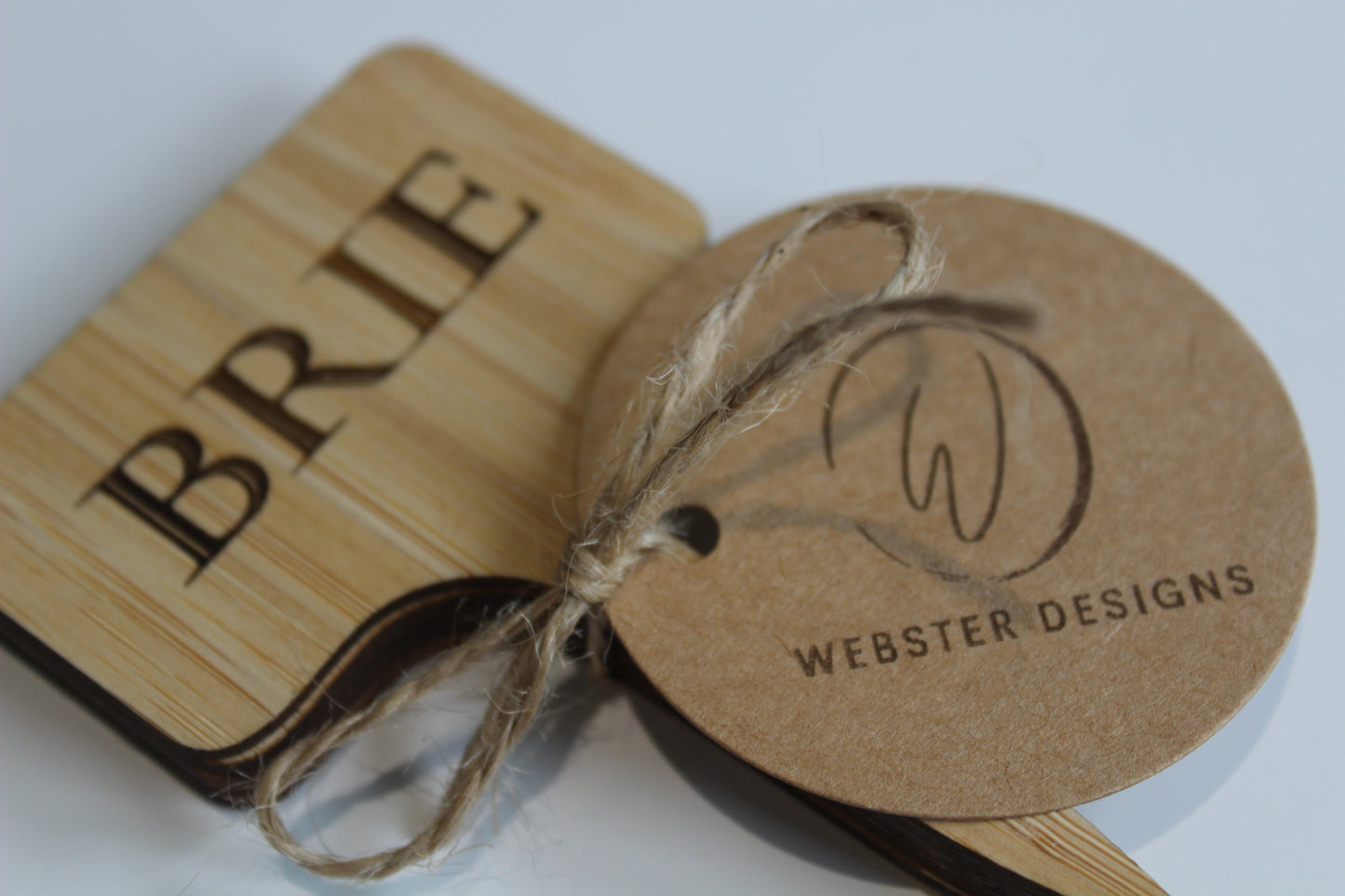 Wooden Cheese Board Labels (set of 5 - double sided)