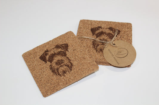 Schnauzer Coasters (set of 4)