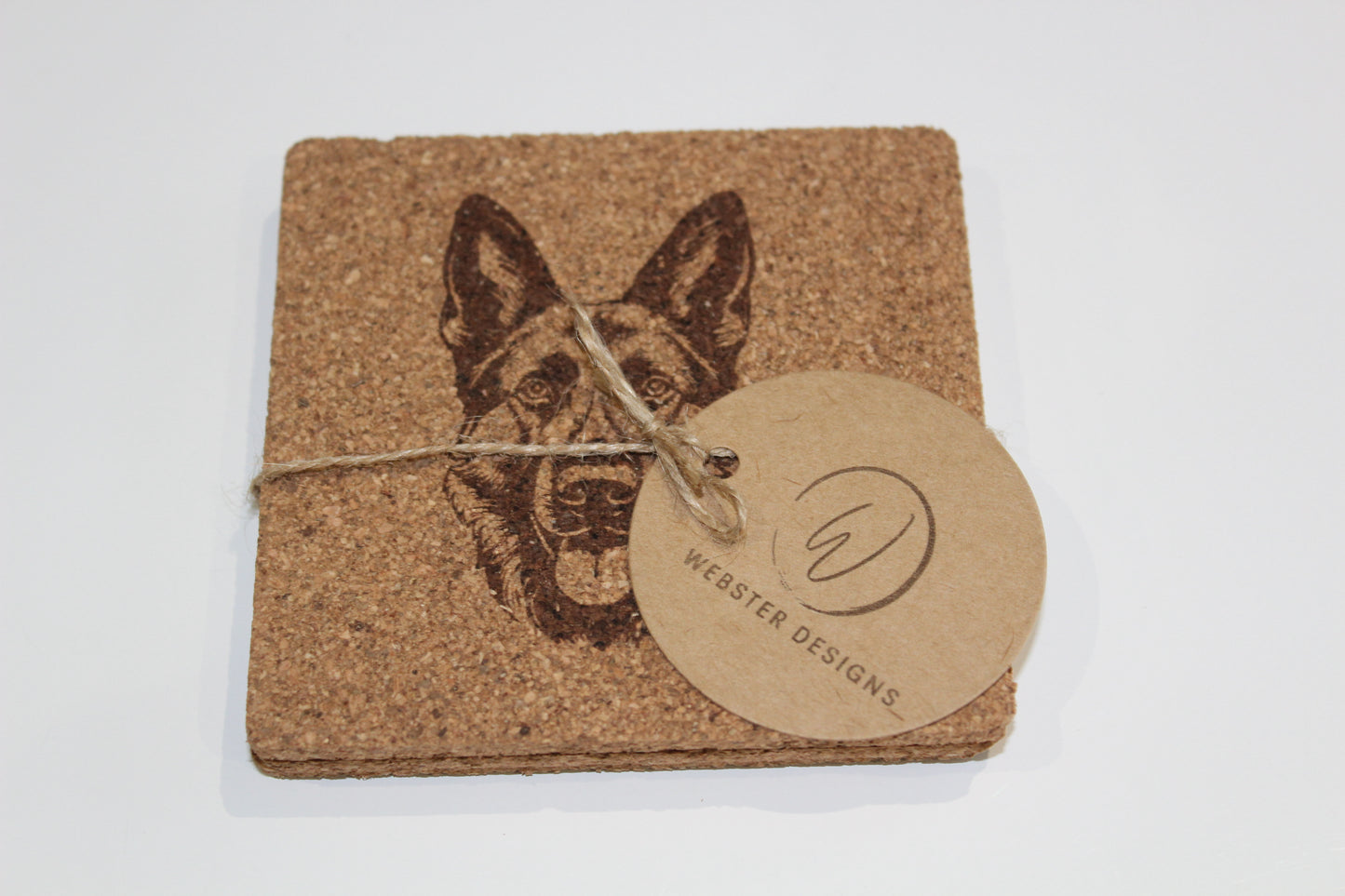 German Shepherd Coasters (set of 4)