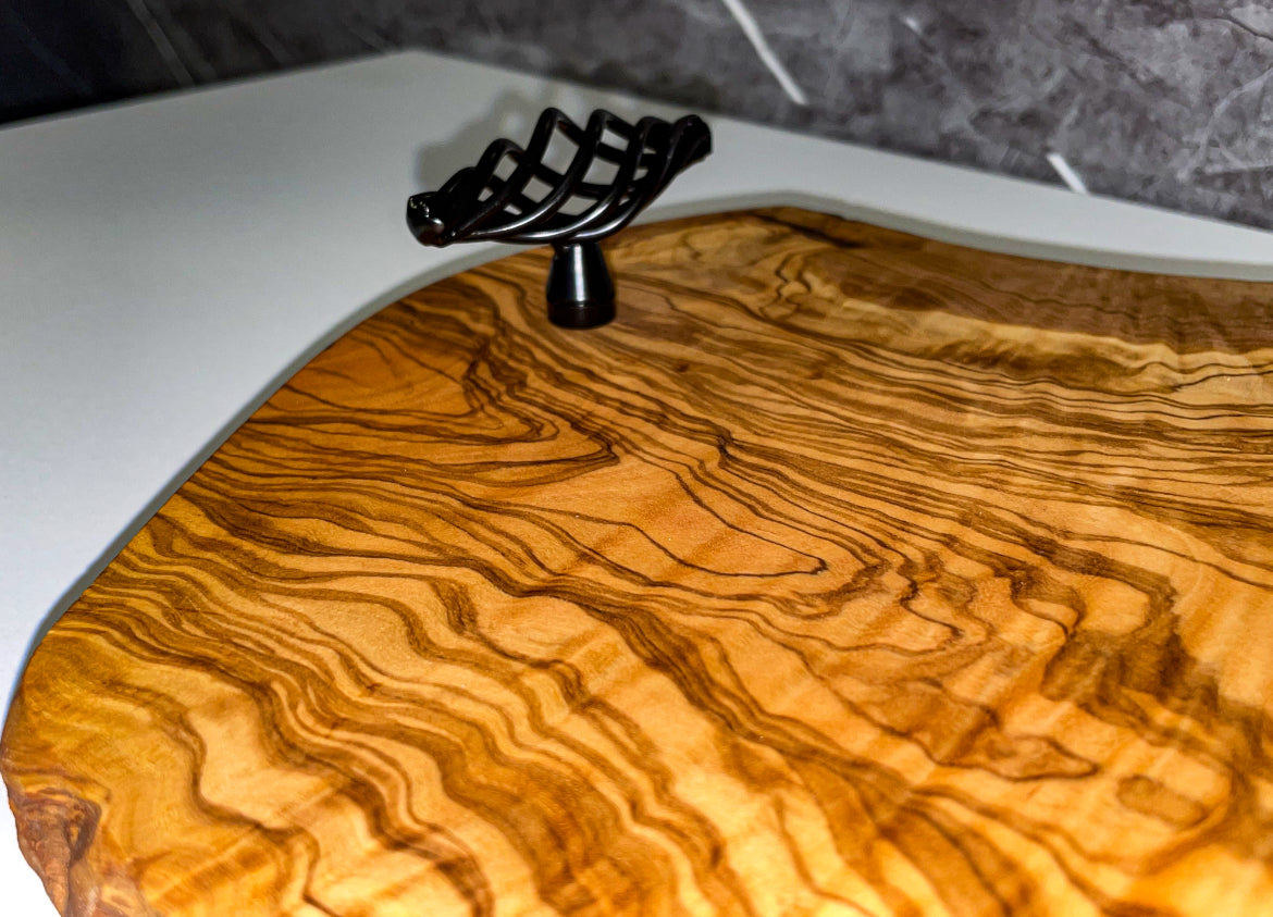 Olive Wood Tray with Handles (203143)