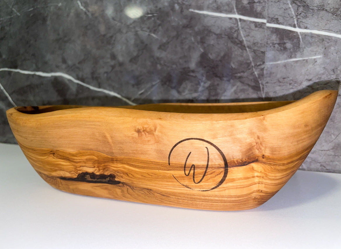 Olive Wood Boat (203152)