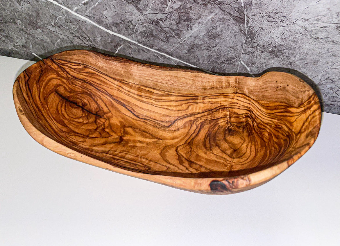 Rustic Olive Wood Bowl (203159)