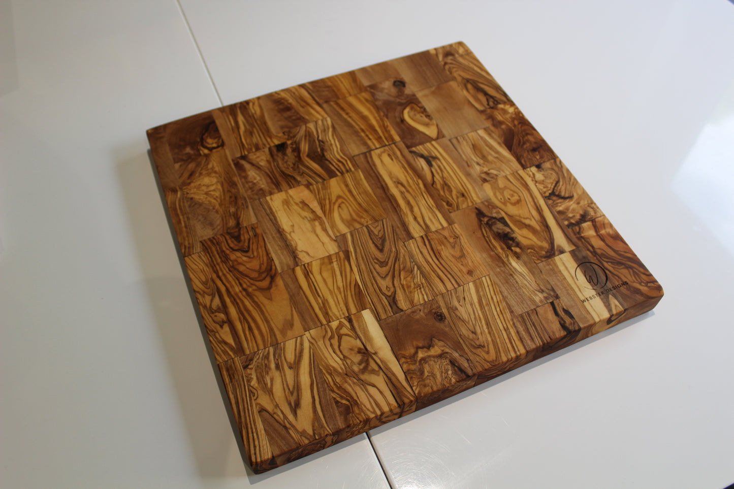 Square Chopping Board Block